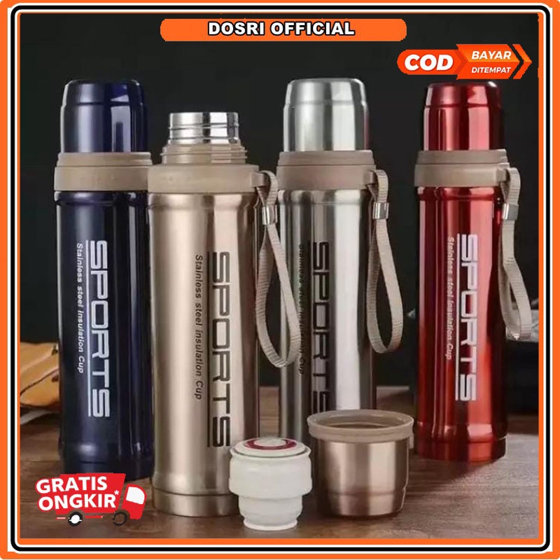 SPORT Stainless steel insulation Cup / termos tahan air panas dan tahan air dingin / termos / botol sport / termos air panas / termos