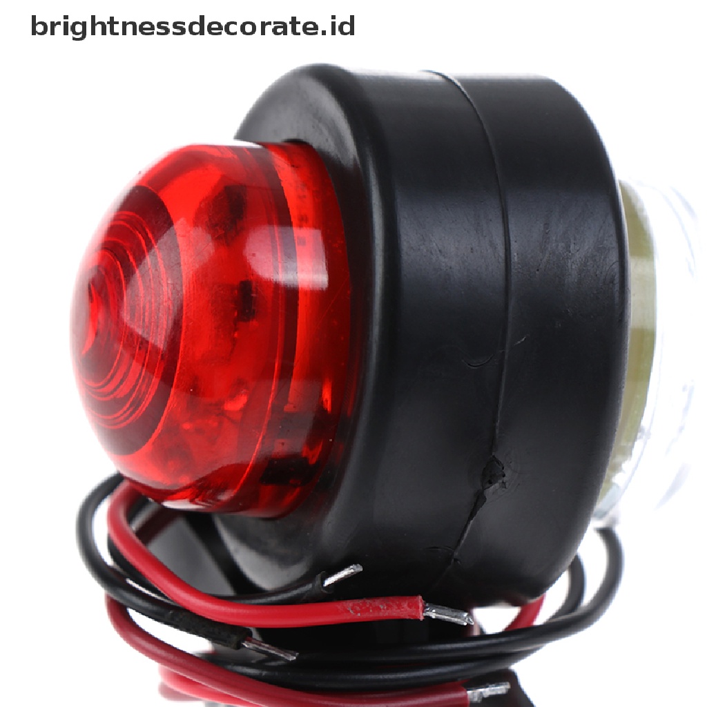 Lampu Led Penanda Sisi Ganda Warna Putih Merah Untuk Mobil Truk Trailer Lorry Caravan