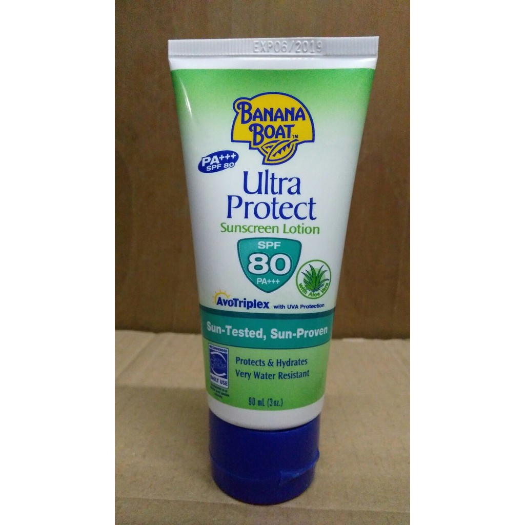BANANA BOAT Sunscreen Lotion spf80 90ml