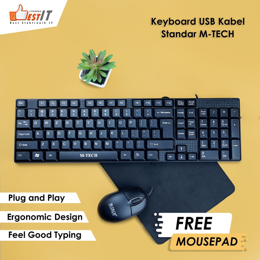 Keyboard Mouse Free mouse pad