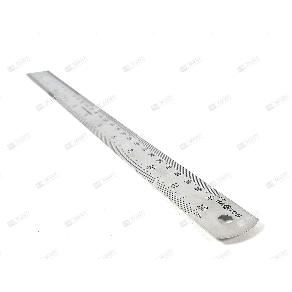 

Hasston PROHEX Penggaris besi 30cm Mistar besi 30cm