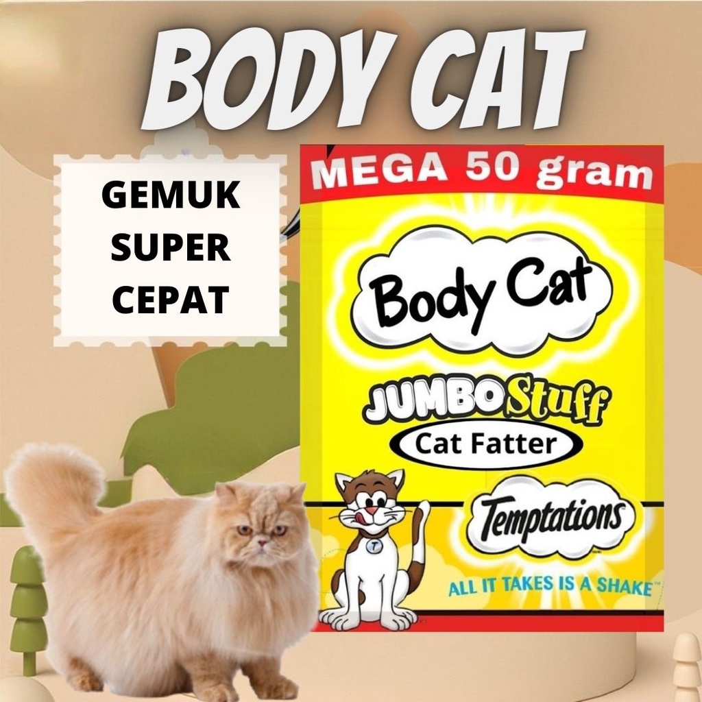 BODY CAT PENGGEMUK KUCING 50 GRAM / VITAMIN KUCING / CAT FATER POWDER / FEZONE