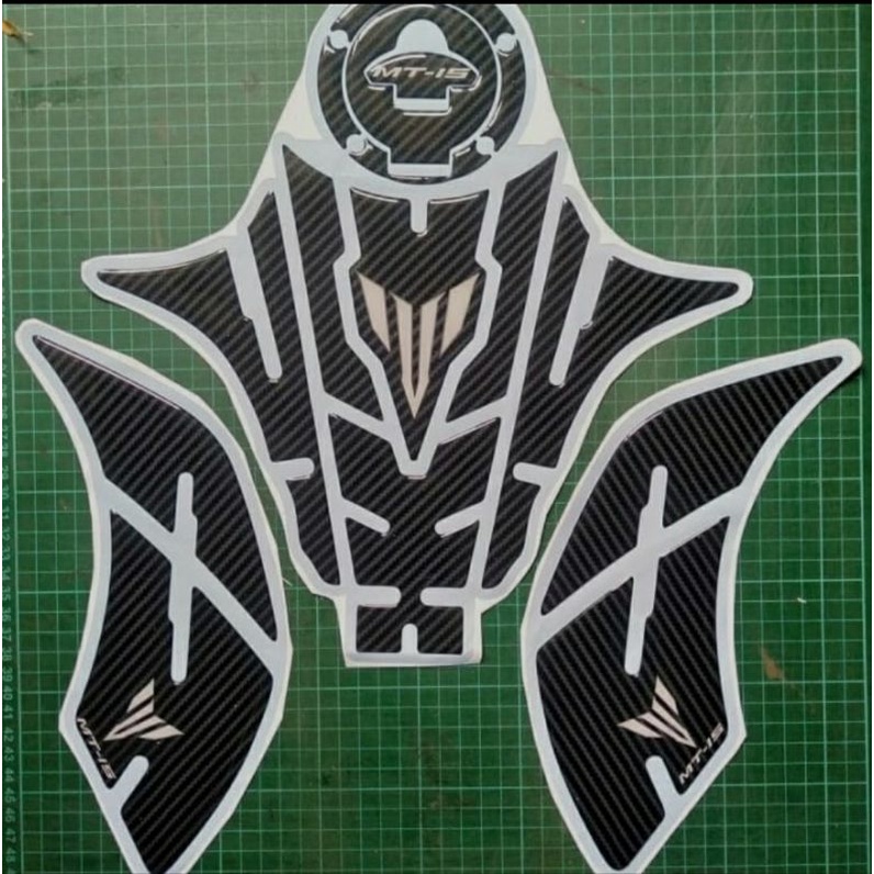 Tankpad fullset yamaha Mt15 carbon