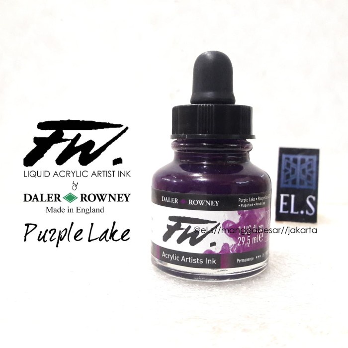 

Hemat Daler Rowney Fw Ink Purple Lake ( Cat Akrilik ) Limited
