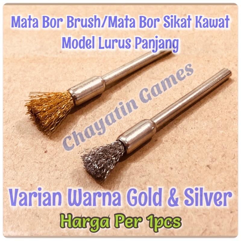 Mata Bor Brush Kawat - Mata Bor Sikat Model Kawat Model Lurus Panjang