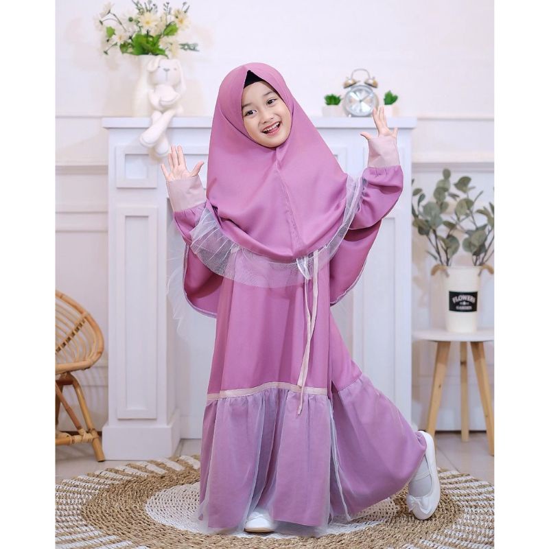 COD - TERBARU Baju Gamis Anak Perempuan Model Baru / Gamis Anak Tanggung