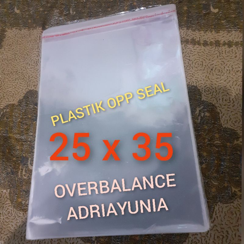 Plastik OPP 25 x 35 cm - Opp Plastik 25x35 cm - Opp Kemeja-Kaos