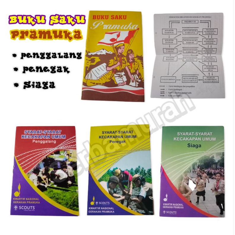 buku saku Pramuka buku syarat syarat kecakapan umum siaga penggalang penegak