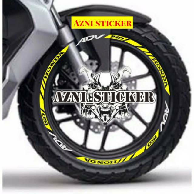 Stiker honda adv list stiker velg motor honda adv