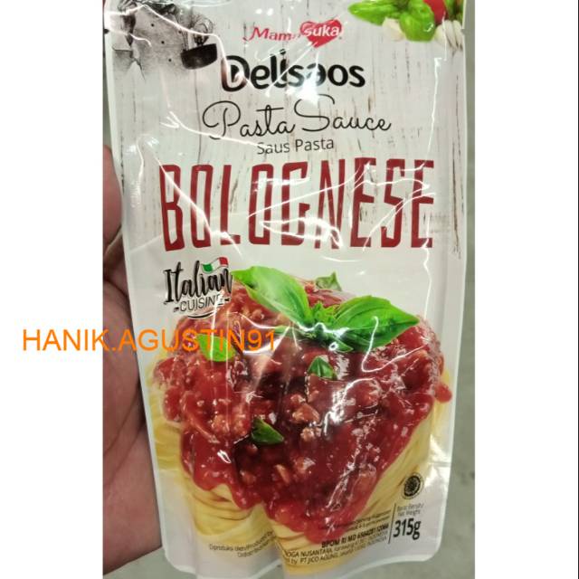 

MAMASUKA DELISAOS PASTA SAOS BOLOGNESE SS91