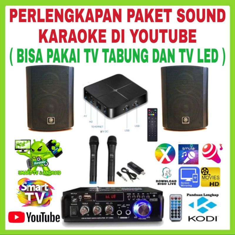 Paket Sound 3R 5 Inch Karaoke Di Smart Tv Bok Support Semua Tv Karaoke Di Youtube