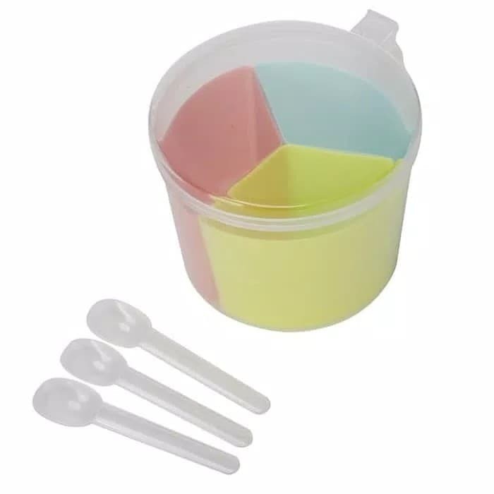 VOM Seasoning Container Set 3in1 - Tempat Bumbu Plastik Serbaguna 0665