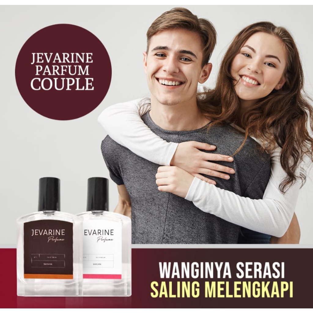 PARFUM JEVARINE COUPLE / PARFUM PASANGAN / JEVARINE SAKURA &amp; SAHARA PARFUME