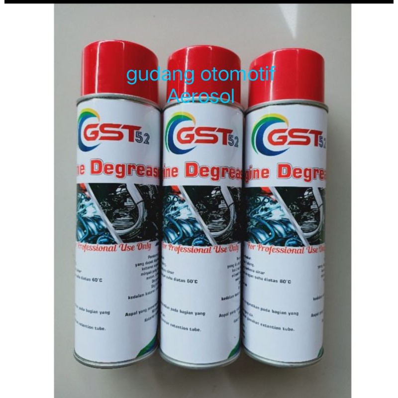 ENGINE DEGRESER GST52 500ml Pembersih Mesin Mobil, Motor, Diesel, Sparepart, dan Alat Mekanik.