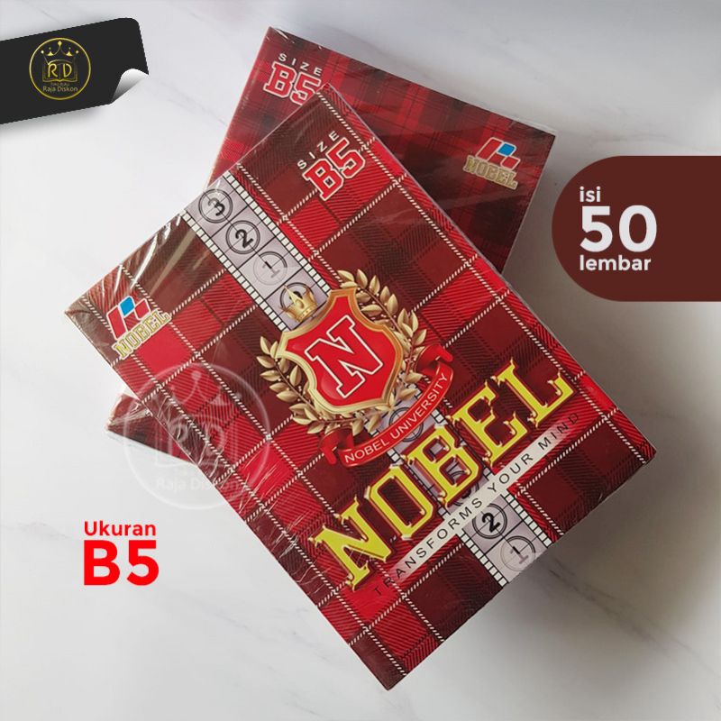 

Buku Tulis Nobel Isi 10 Buku per 50 Lembar