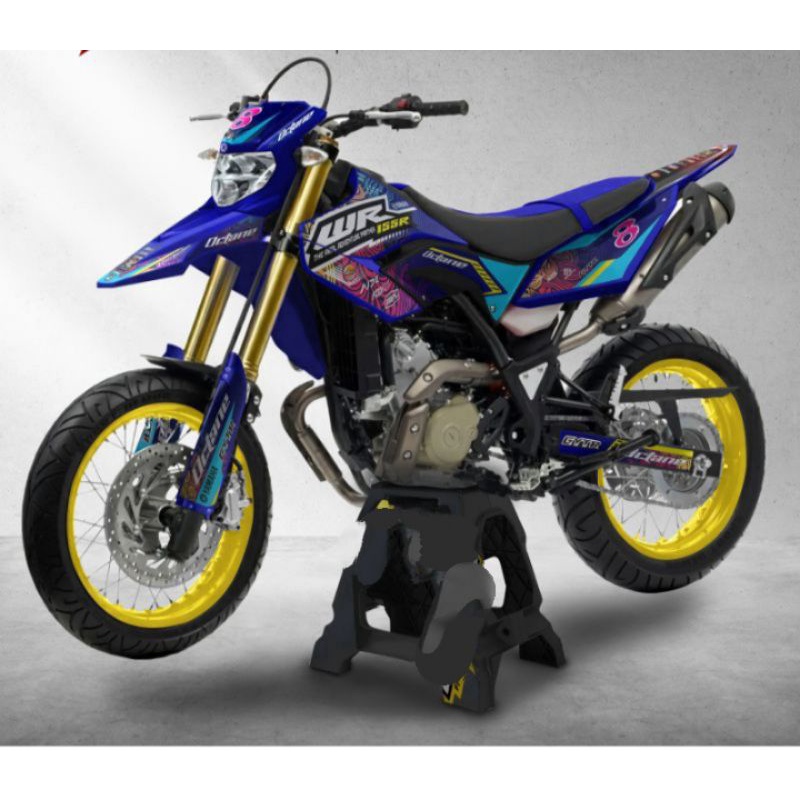 Decal setiker Motor Yamaha WR 155 full body bebas desain
