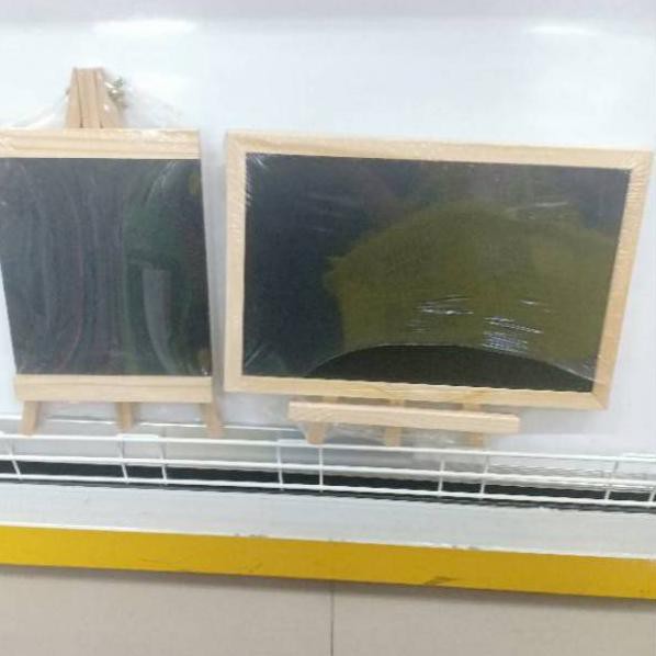 

Paling Diminati.. Papan Tulis Kapur Mini Stand Tripod Kayu Daftar Menu Cafe Resto Chalkboard Blackbo
