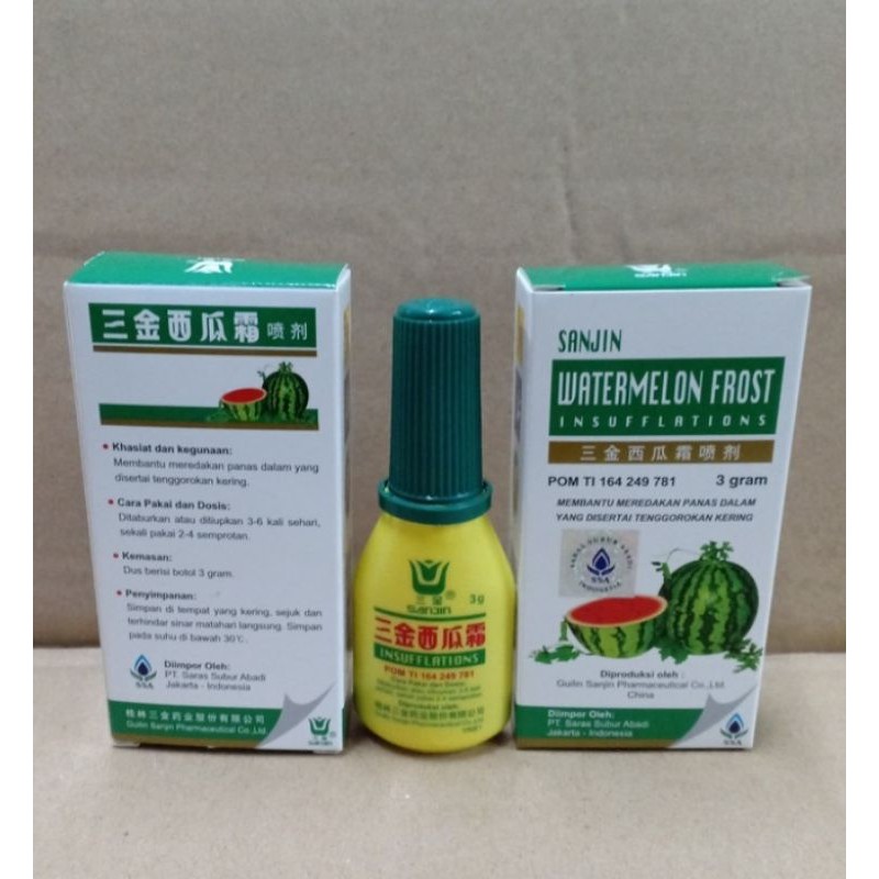 obat herbal cina sariawan dan tenggorokan radang serak watermelon frost insufflations