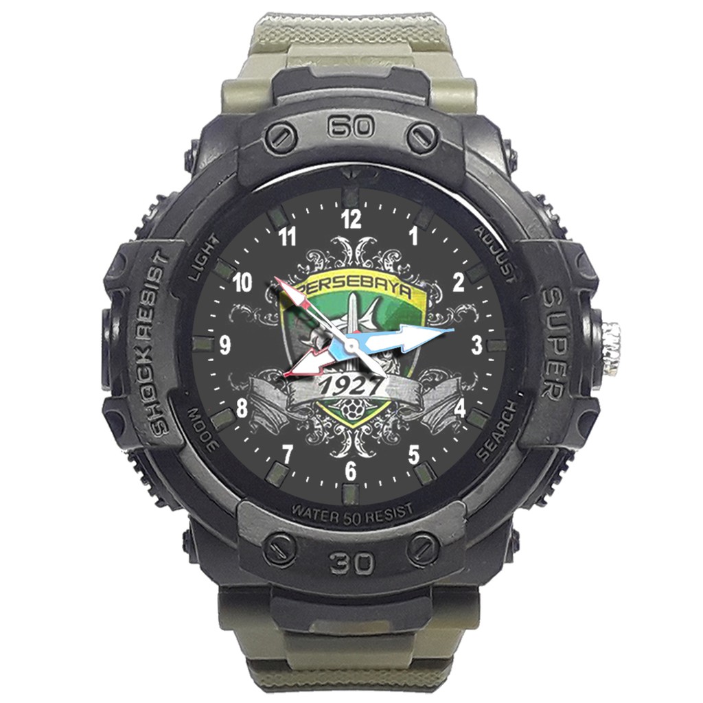 Jam Tangan  PERSEBAYA MOTIF 10 Bagus