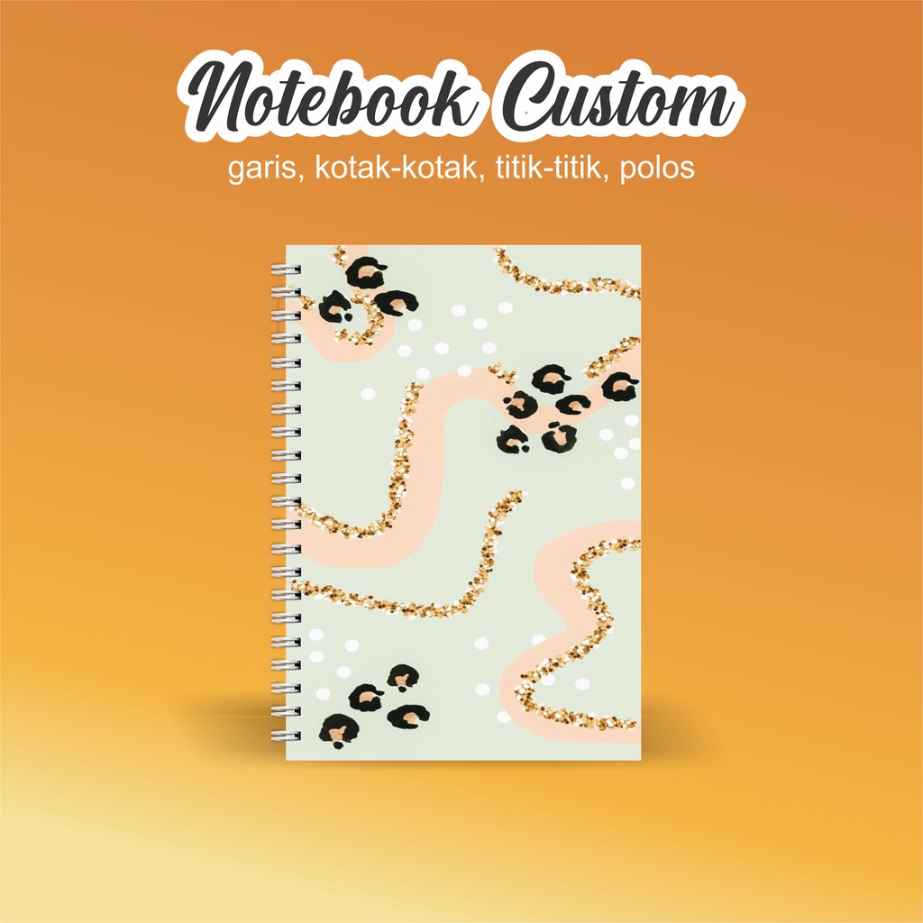 

NOTEBOOK CUSTOM A5 CATATAN/JURNAL BOOKPAPER GRID/KOTAK2#DOTTED/TITIK2#BLANK/POLOS V.6