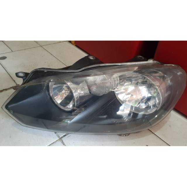 Headlamp VW GOLF th 2010 kiri SECOND original