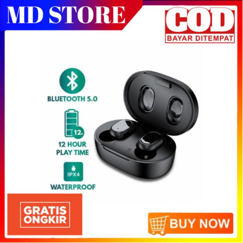 ROBOT TWS Wireless Airbuds T20 Headset Bluetooth Earphone ORIGINAL