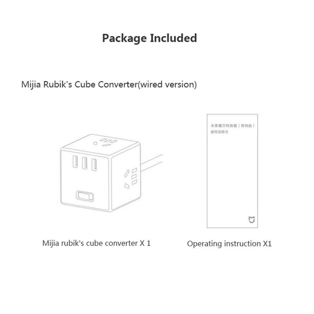 MIJIA Magic Socket Converter Wired Version MJXB3-02QM - Colokan Kabel