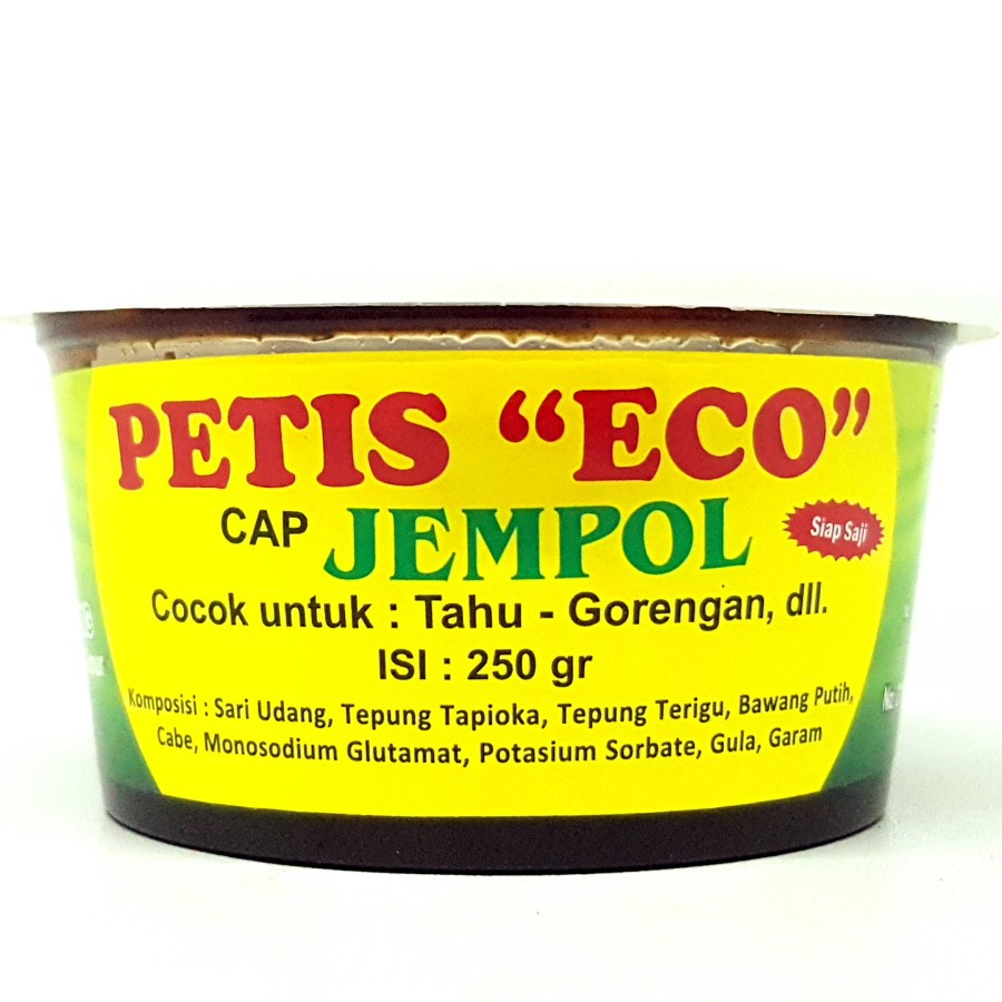 

MOROSENENG PETIS ECO CAP JEMPOL 250gr | UNTUK TAHU DAN GORENGAN SIAP MAKAN MATANG