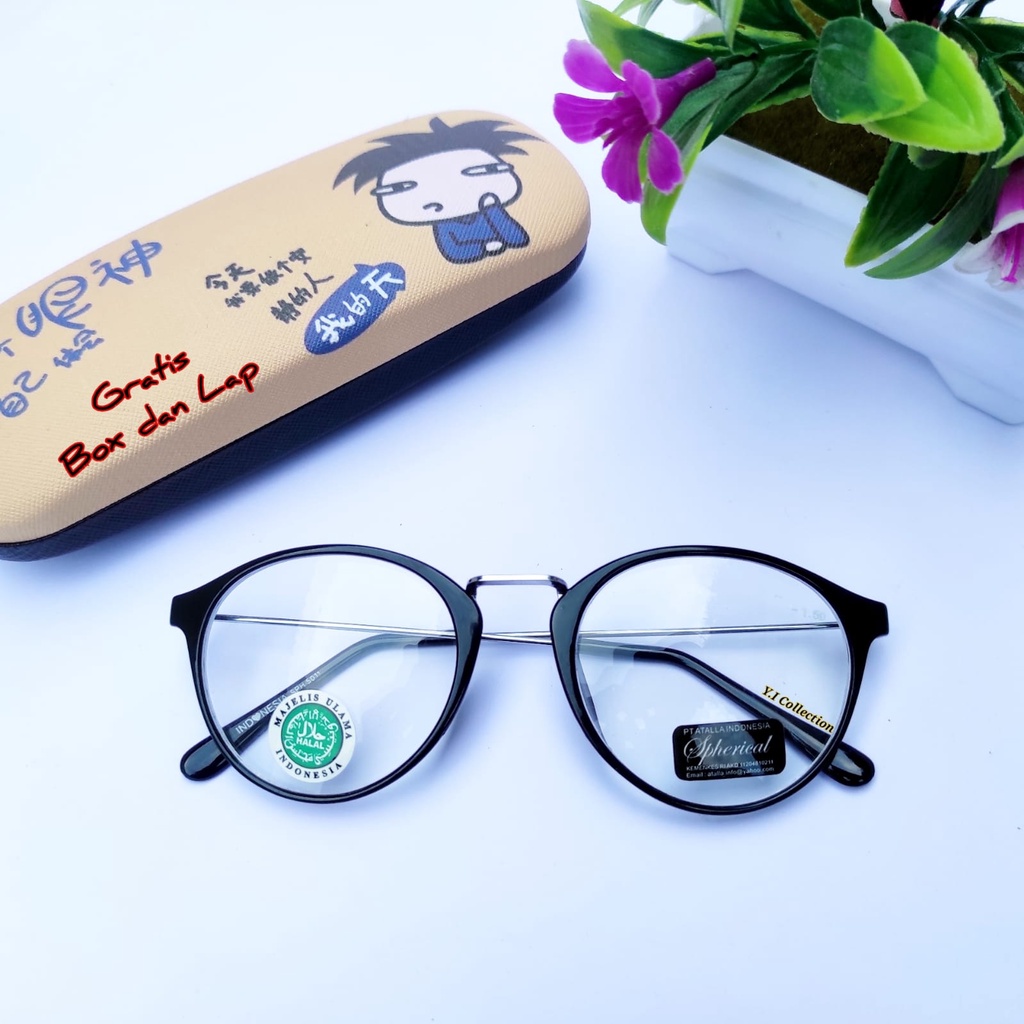 COD-Kacamata minus (-0.50 s/d -4.00) Pria Wanita Model Korea Style | Kacamata Modis | Kacamata Resep