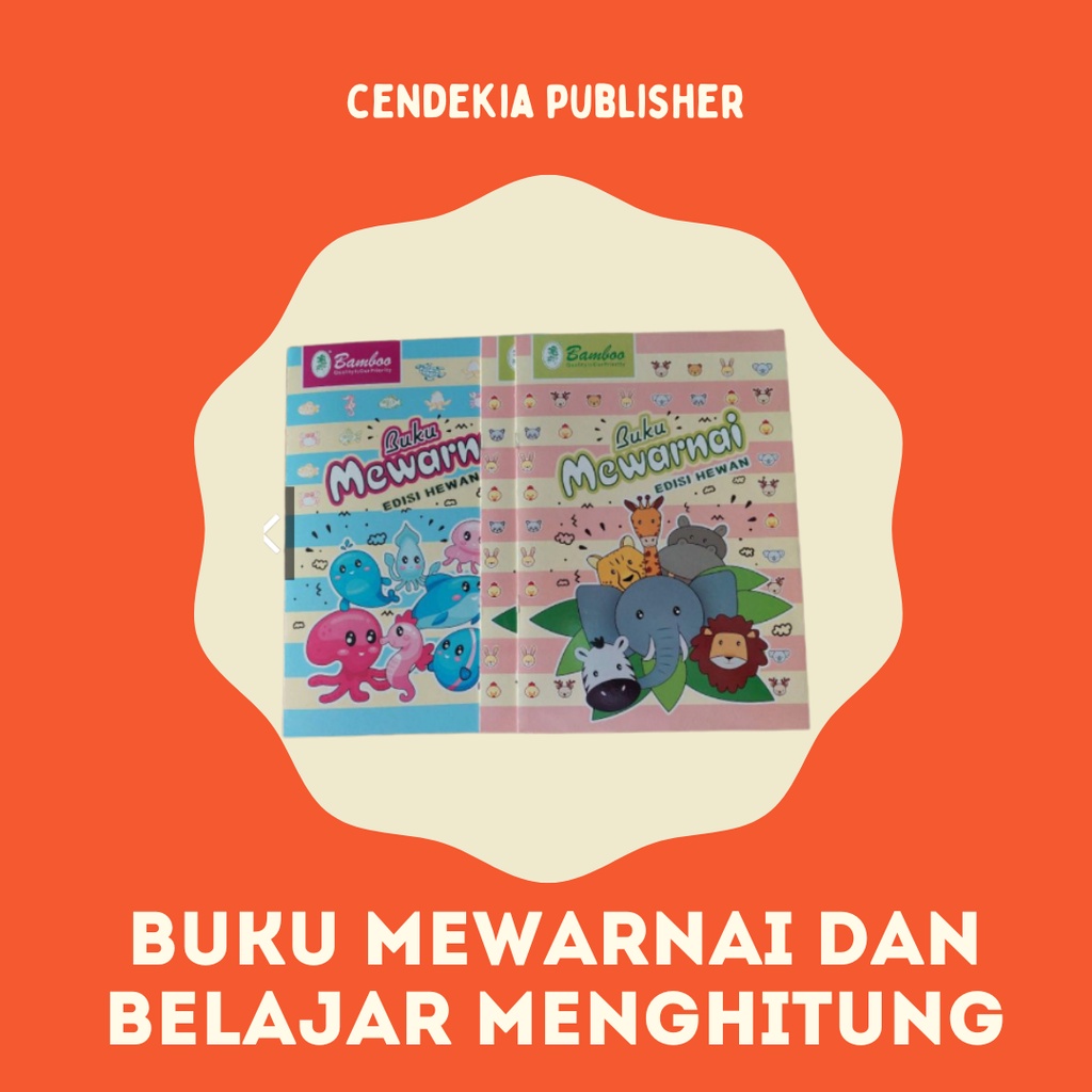 

BUKU MEWARNAI A4 21X30 CM BAMBOO / COLORING BOOK / BELAJAR MENGHITUNG
