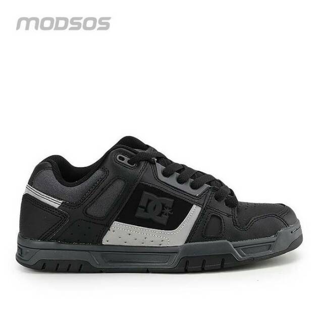 Sepatu Pria DC Stag Sneakers Black Original