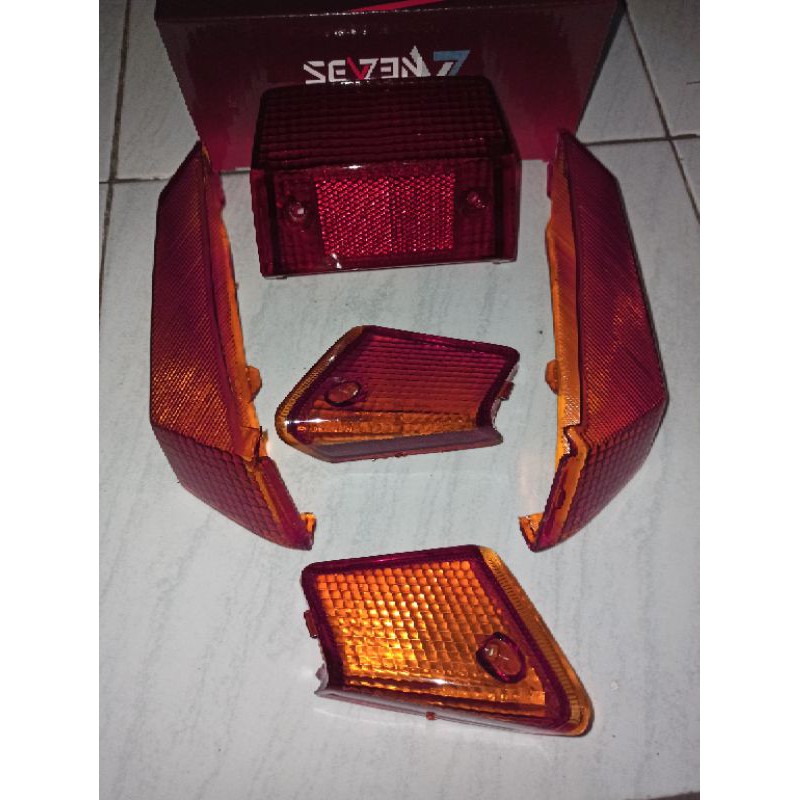 mika stop sen belakang set mika sen depan suzuki crystal kristal