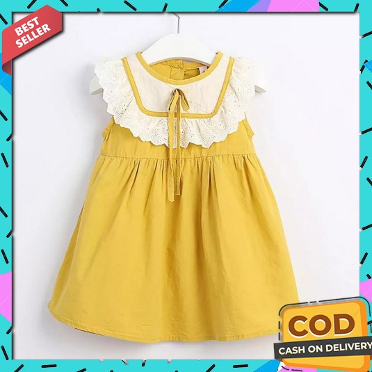 Willica Dress Anak Perempuan Putih  Dress Anak Perempuan Kireina Dress