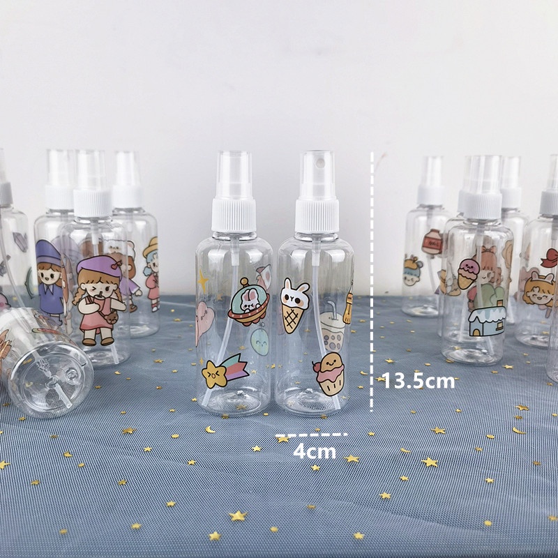 Magic789 Portable Rabbit Girls Cartoon Empty Spray Bottle 100ML Travel Size Bottles Fluid Container