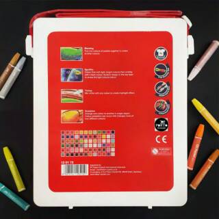 Crayon hexagonal oil pastel Faber castell 72 warna