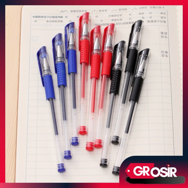 Grosir - S186 Pena Gel 0.5 mm / Alat Tulis / Perlengkapan Sekolah / Pulpen