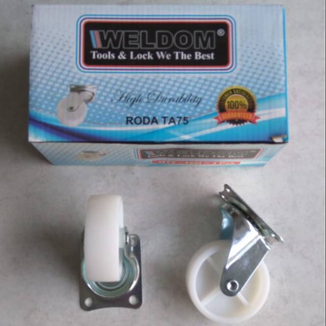 

Roda Nylon Hidup atau Putar 3 inch