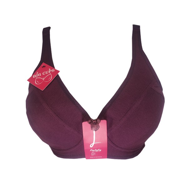 Bra / BH Wanita Big Cup Lidily L030 Tanpa Kawat Busa Tipis