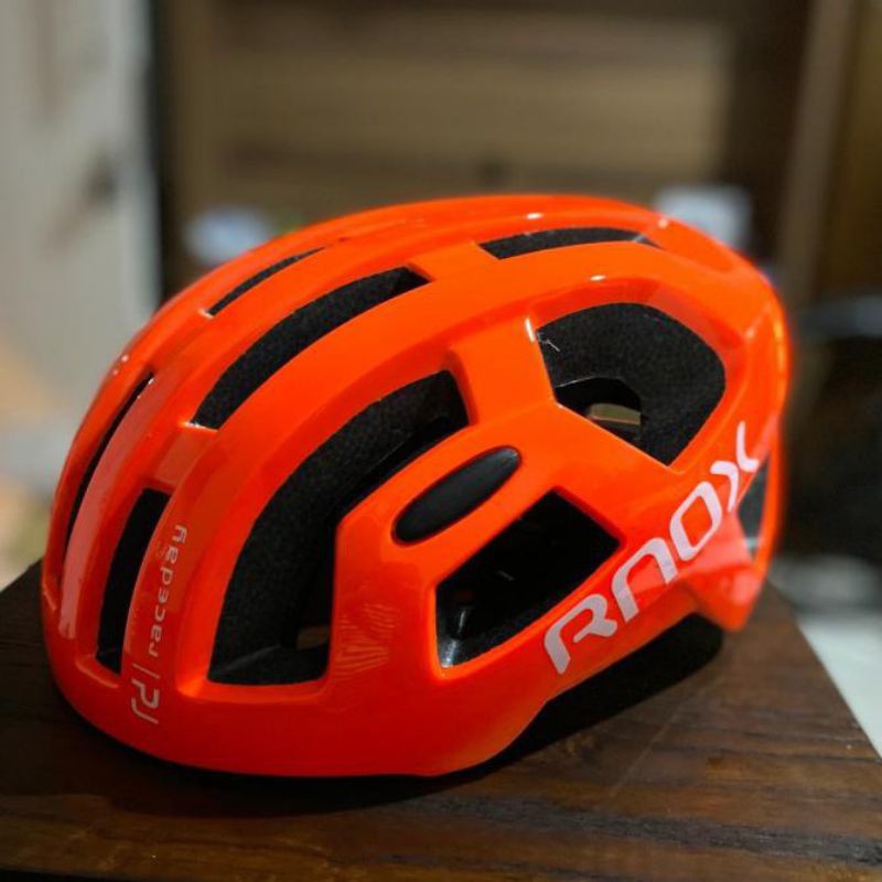 Helm sepeda RNOX Raceday style POC bicycle helmet RNOX roadbike seliPoc