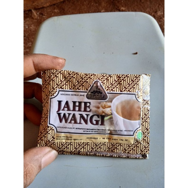 

jahe wangi intra ( 10 saset / renteng )