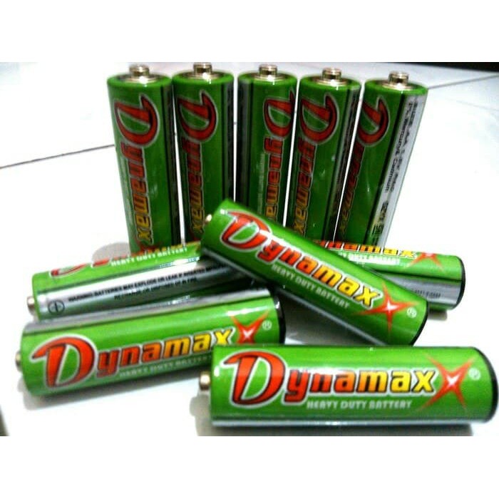 Baterai AA dynamax baterai A2 dynamax hijau baterai A3 TWT jam dinding baterai mainan murah AAA