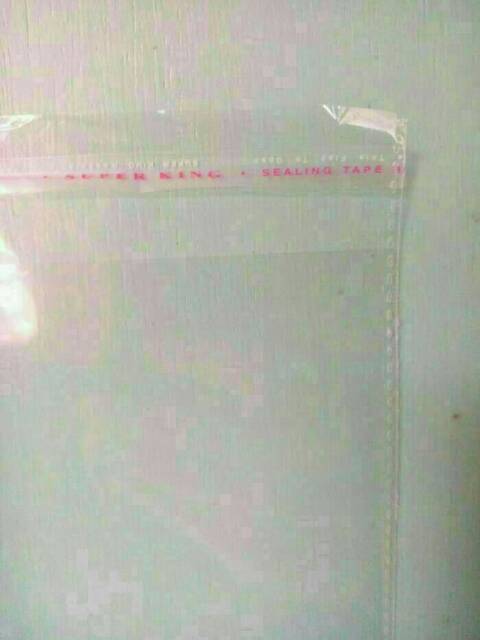 

PLASTIK OPP TEBAL DOUBLE SEAL (SEAL/LEM) 25x35 40 MICRON