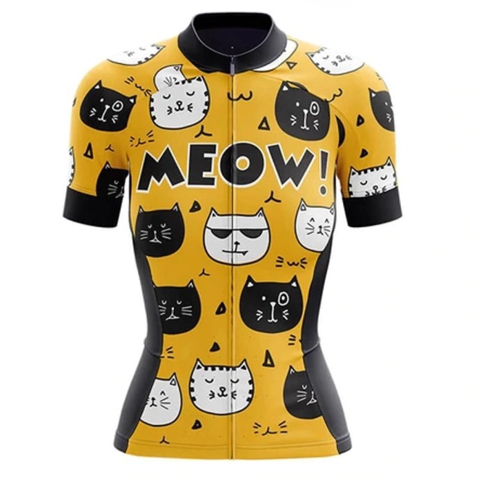 JERSEY baju SEPEDA Wanita Team MEOW kucing cat