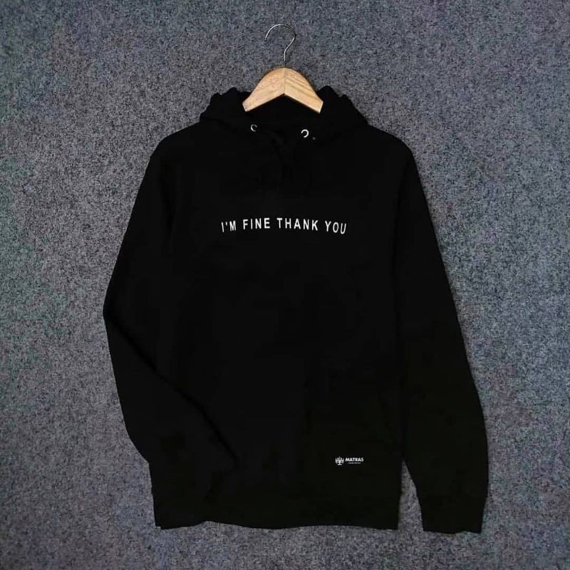 [BISA BAYAR DI TEMPAT!] HOODIE HITAM POLOS PRIA-HOODIE HITAM PRIA-HOODIE PRIA TERBARU