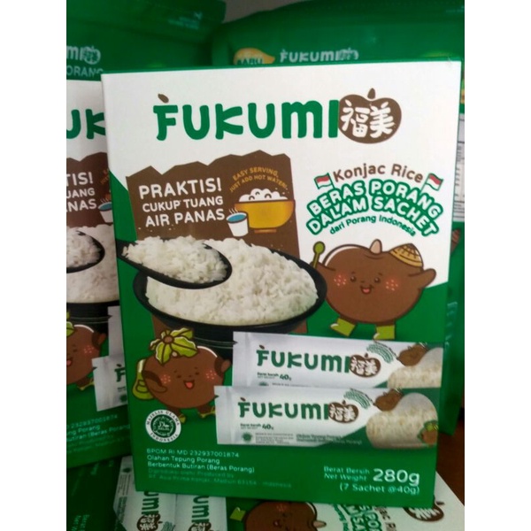 

FUKUMI Beras Porang Box Sachet 40grx7's