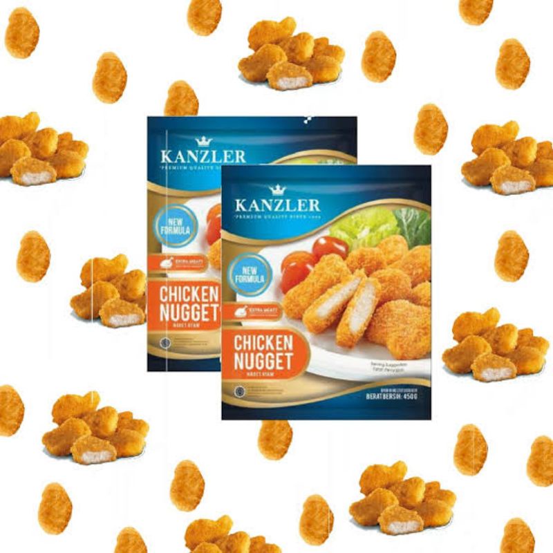 Chicken nugget kanzler Nugget ori Kanzler Frozen Food Chicken Nugget Premium Kanzler 450g