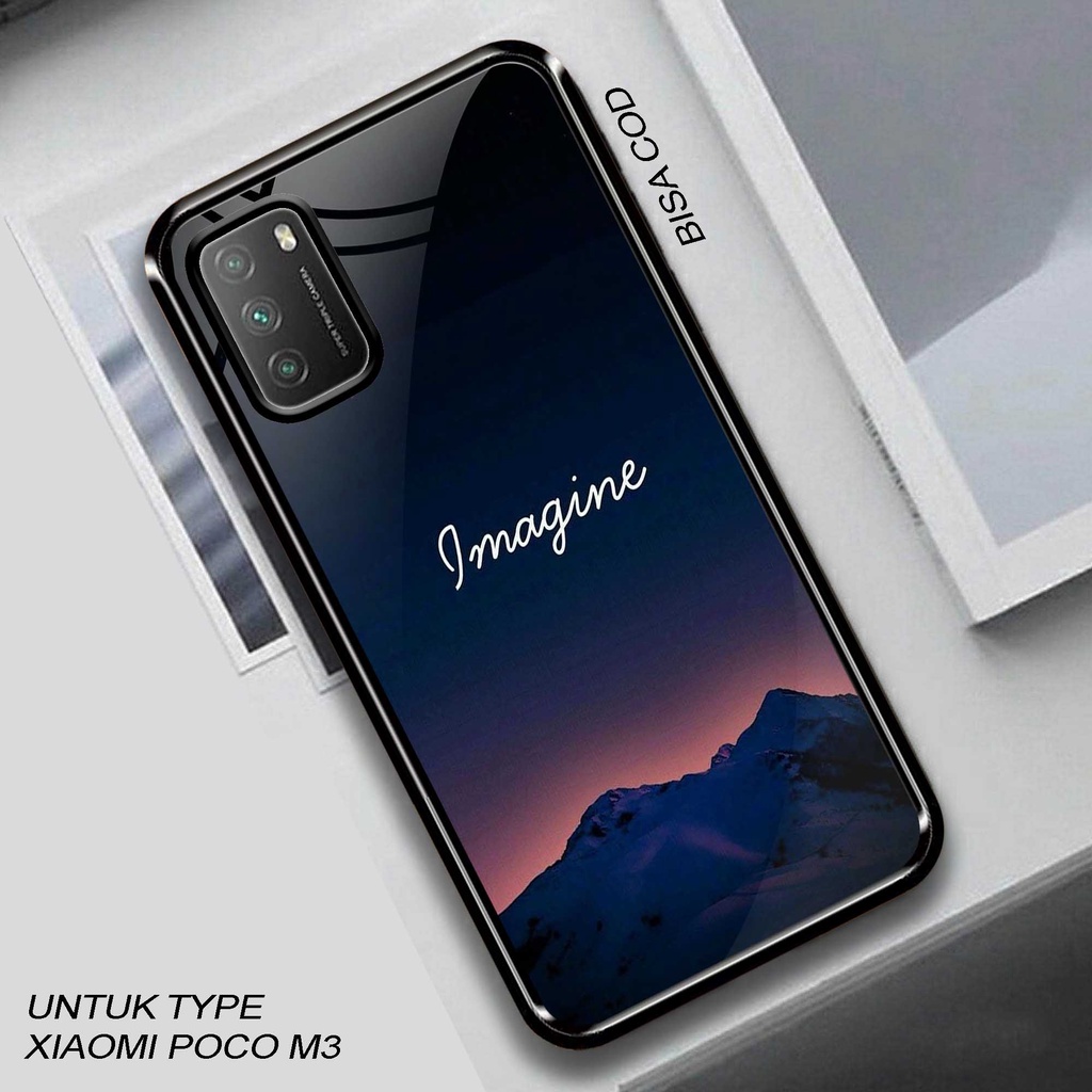 Case Poco M3 - Hardcase Glossy Poco M3 - Silikon Poco M3 - Casing Motif ( Quotes ) - Fashion Case Po