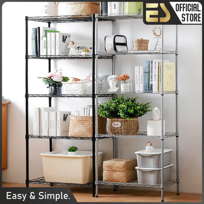 ES Rak Serbaguna 5Susun Rak Dapur Rak Kamar Mandi Rak Penyimpanan IKEA (KUALITAS 100% ISTIMEWA)