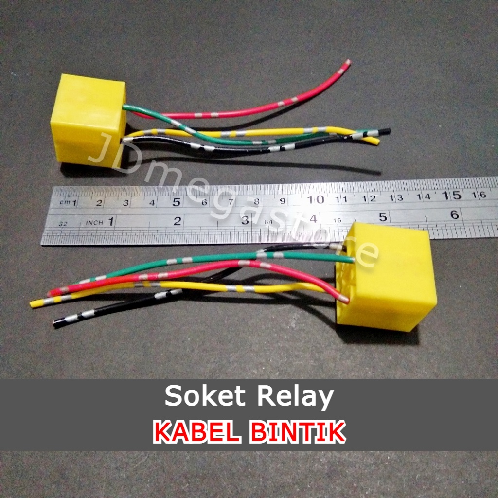 (Grosir/COD) Soket Relay dengan KABEL BINTIK