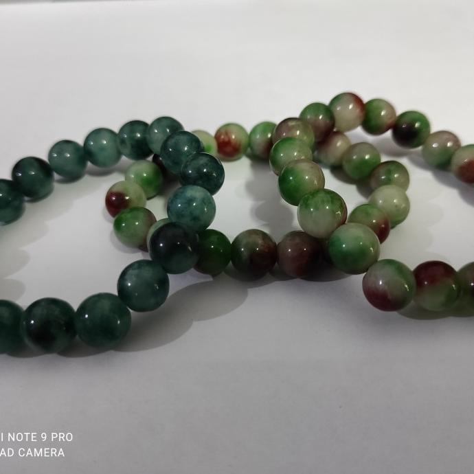 Ready oke] gelang batu akik hijau